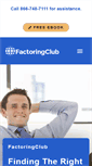 Mobile Screenshot of factoringclub.com